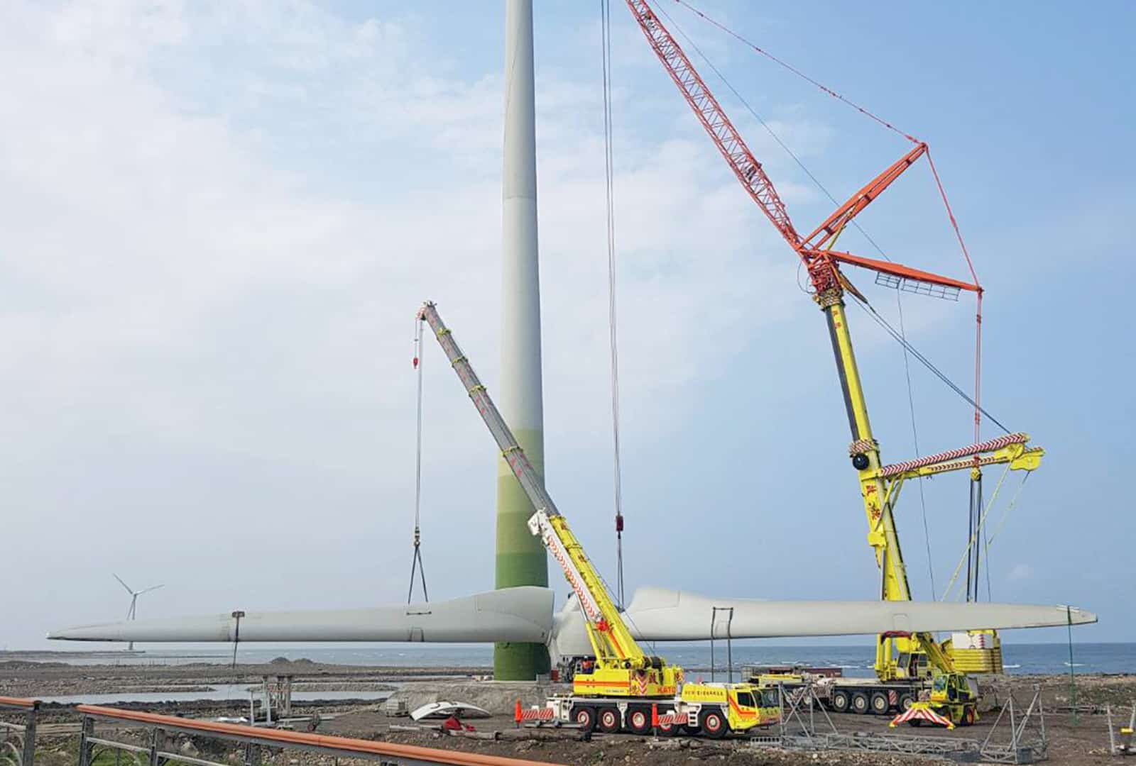 Daan Songbai Port Wind Turbine Installation